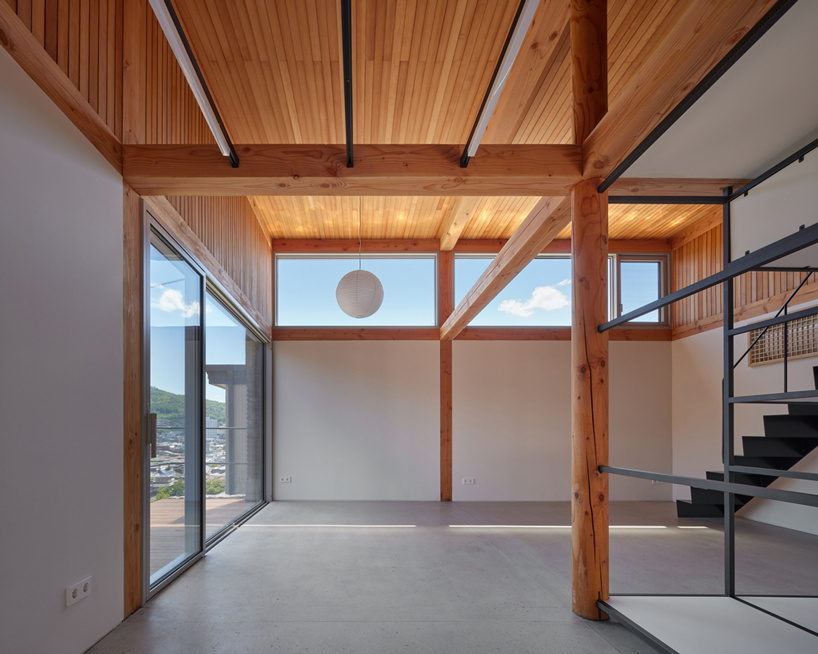 reclaimed brick skin and wooden frame update 1969 seoul residence