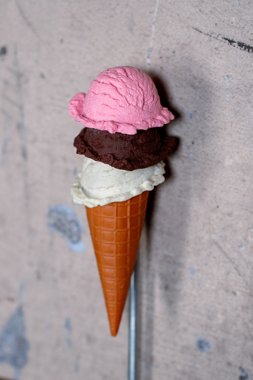 the 400 year ice cream contrasts fleeting pleasure with plastic persistence 5