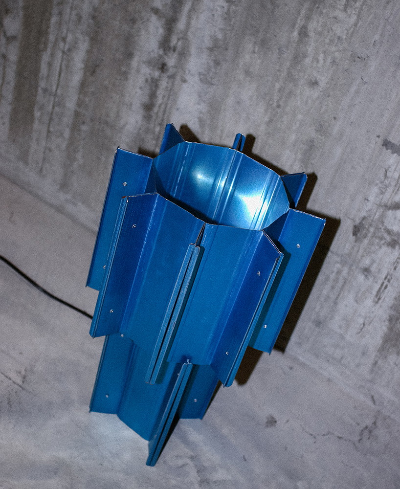 drywall collection recasts industrial waste as chairs, lighting and sculptural vases