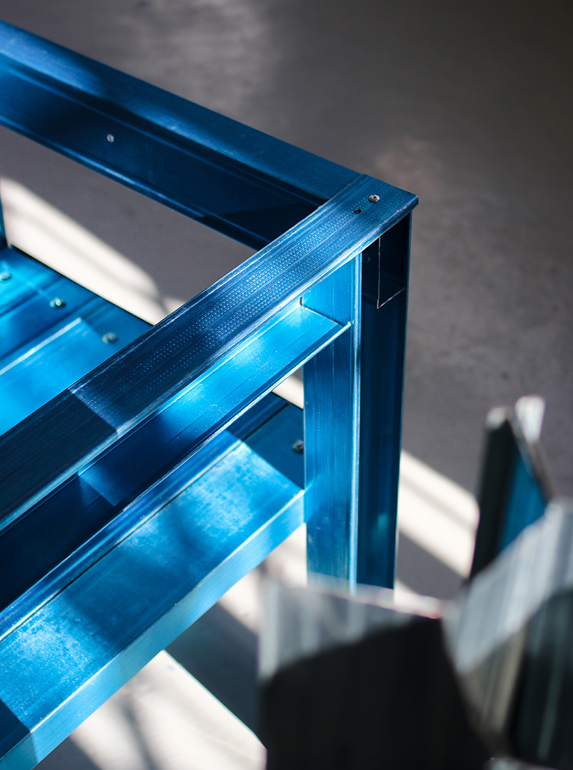 drywall collection recasts industrial waste as chairs, lighting and sculptural vases