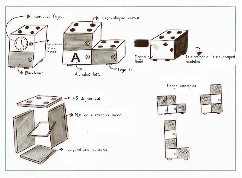 school storage units transform into modular sensory furniture for early childhood education - 12