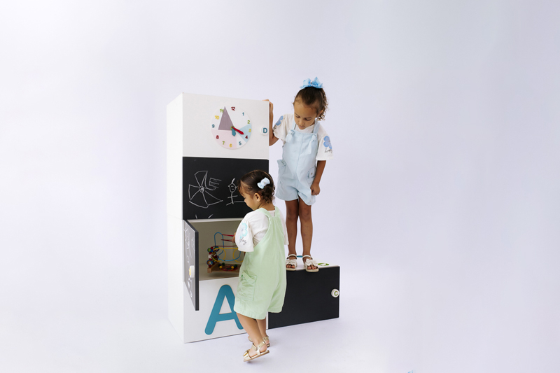 school storage units transform into modular sensory furniture for early childhood education - 2