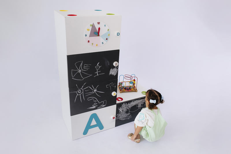school storage units transform into modular sensory furniture for early childhood education - 3