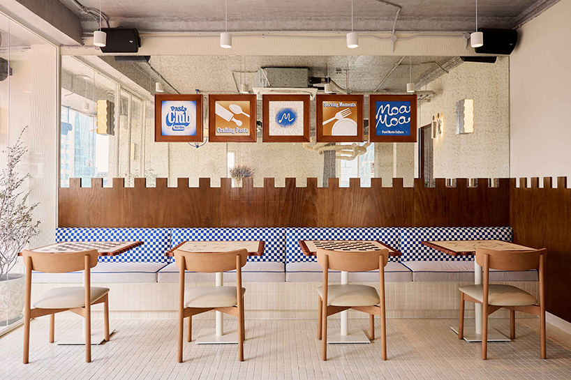 mosaic gradients and graphic pasta motifs animate restaurant&rsquo;s interiors in vietnam - 2