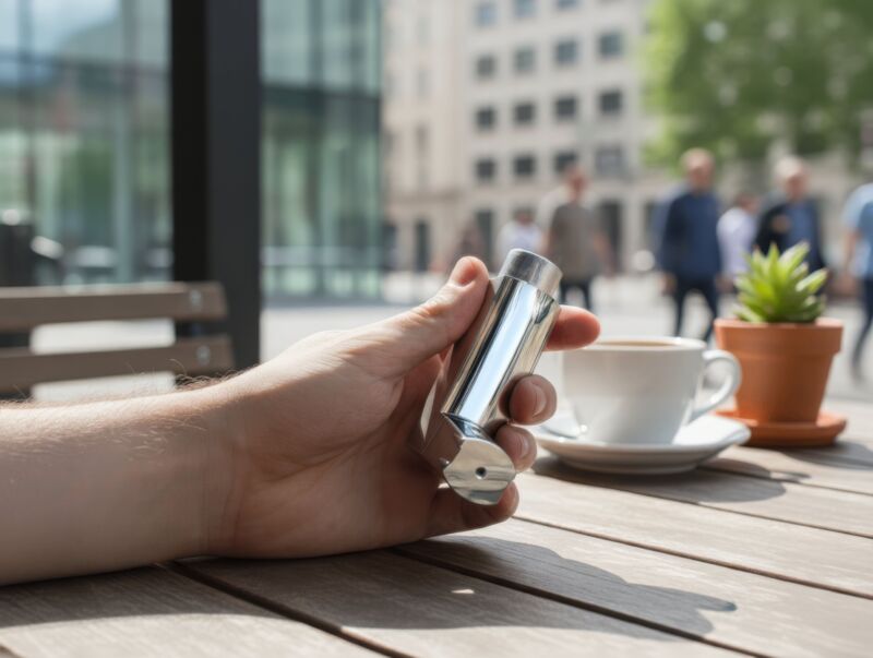 the reflective surface mirrors the surroundings