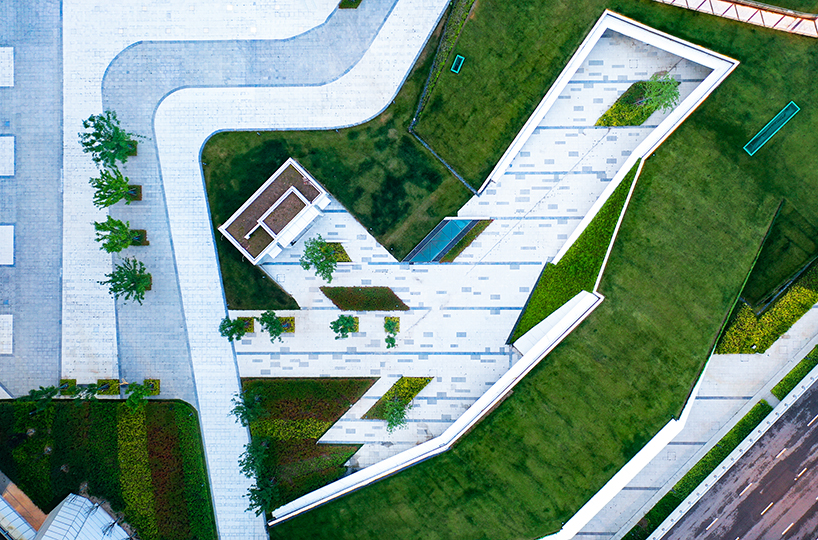 radiating paving and green roofs recast xuzhou rail station as urban gateway and public realm - 9