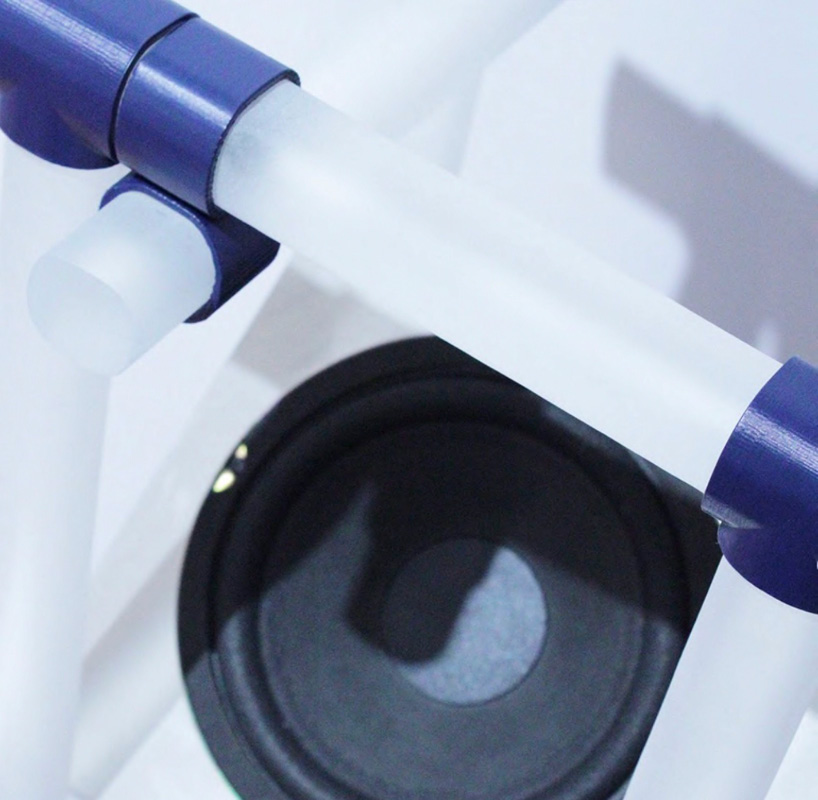 glass loudspeaker draws from uk grime music scene and brutalist architecture - 9