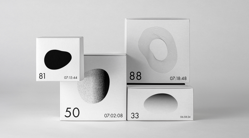 100 hand-traced coastal stones form a graphic identity system before returning to the sea - 2