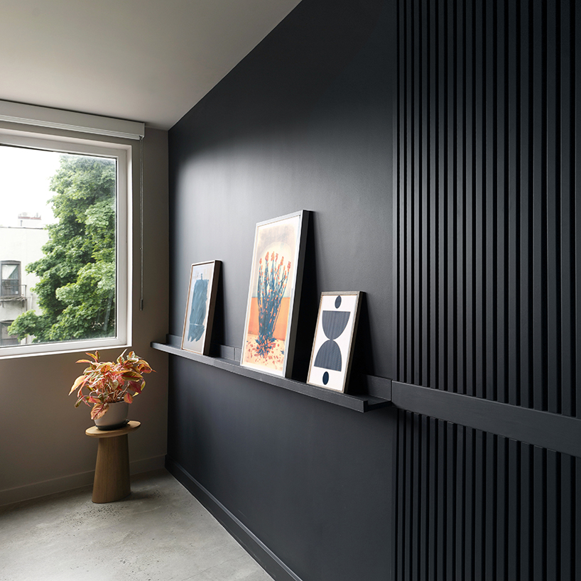 interlocking millwork volumes reshape brooklyn apartment into layered interior - 4