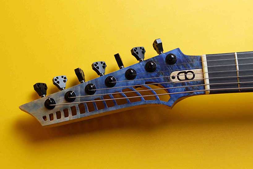 natural geometrics and organic variation inform omer deutsch's handcrafted guitars - 10