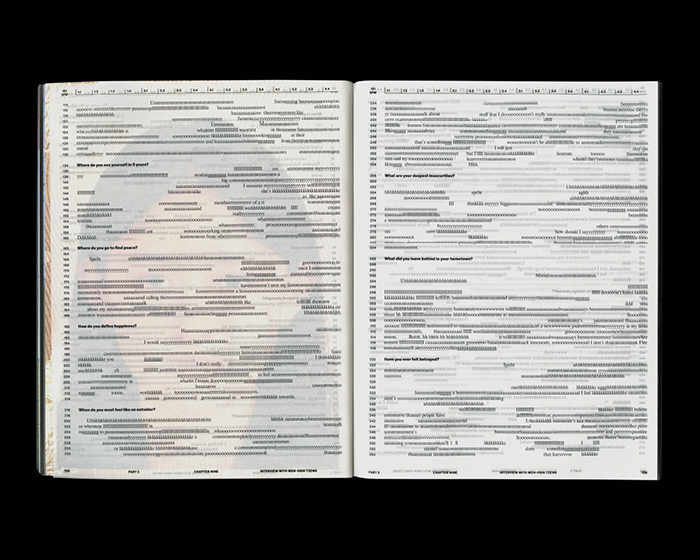 experimental book turns speech patterns into expressive, music-like visual language