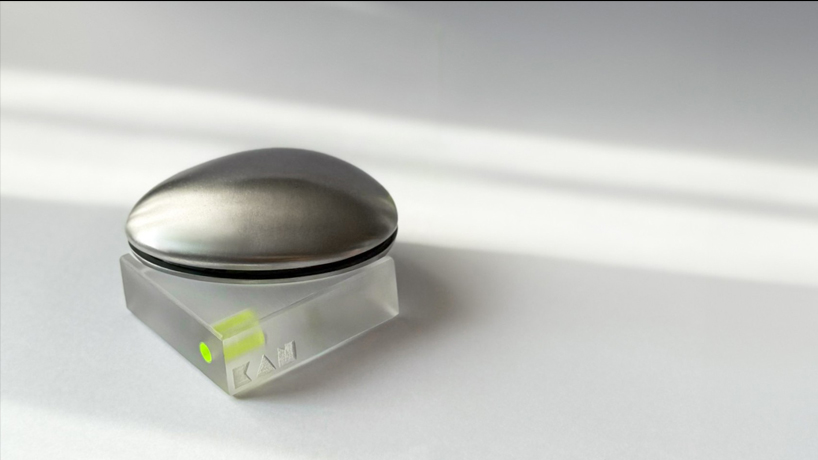 aluminum and acrylic handheld objects frame touch, weight, and movement as design tools - 8