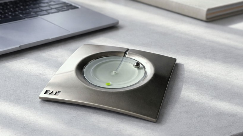 aluminum and acrylic handheld objects frame touch, weight, and movement as design tools - 6