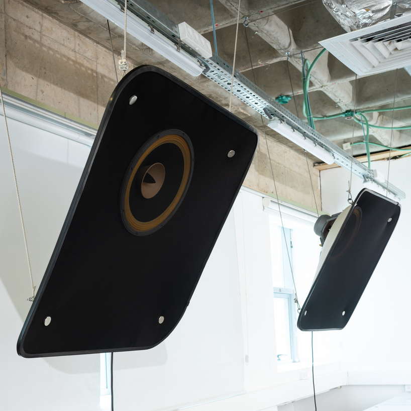 A-PQ 31.37: a suspended open-baffle loudspeaker system made from concrete canvas - 6