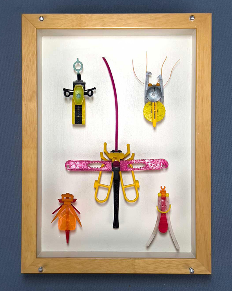 litterbugs reshapes plastic waste into fragile insect sculptures - 10