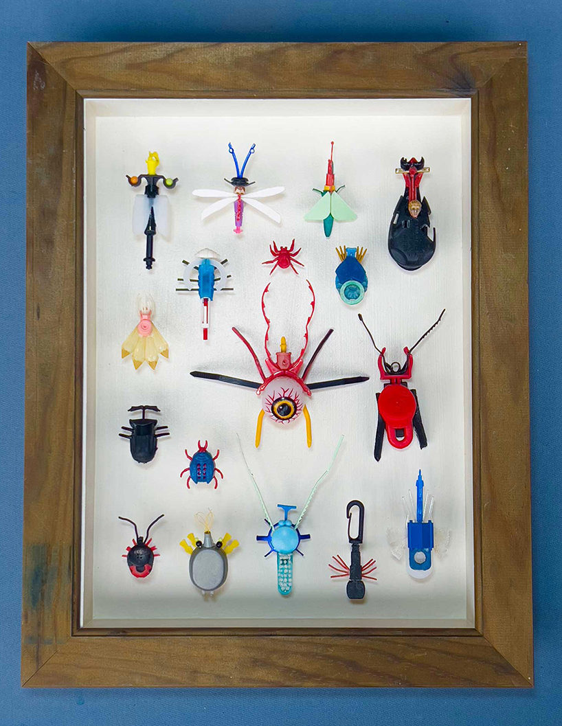 litterbugs reshapes plastic waste into fragile insect sculptures - 5
