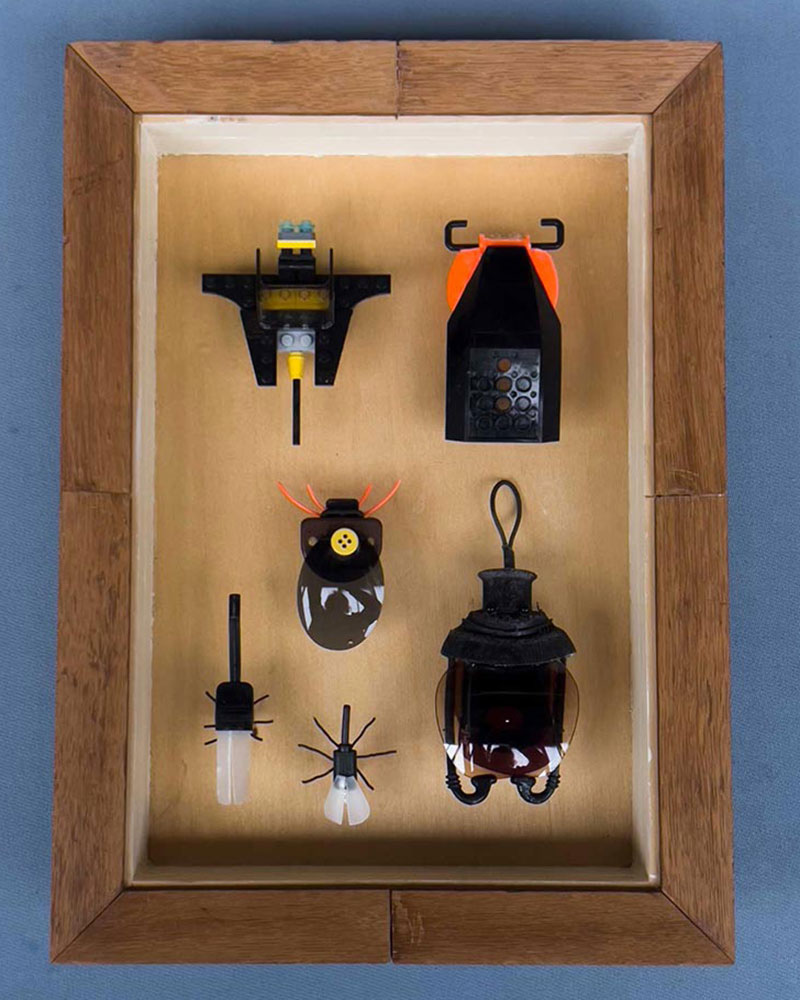 litterbugs reshapes plastic waste into fragile insect sculptures - 8