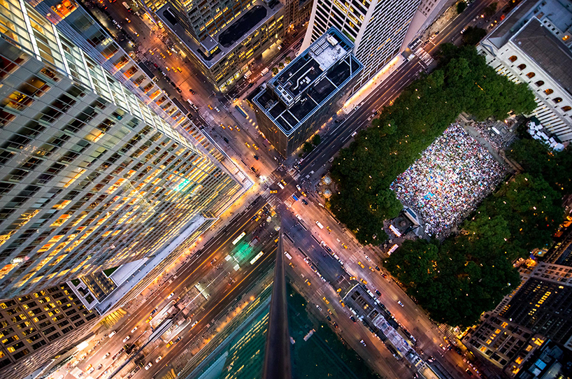 photo series distorts manhattan’s cityscape through fractured glass reflections - 9