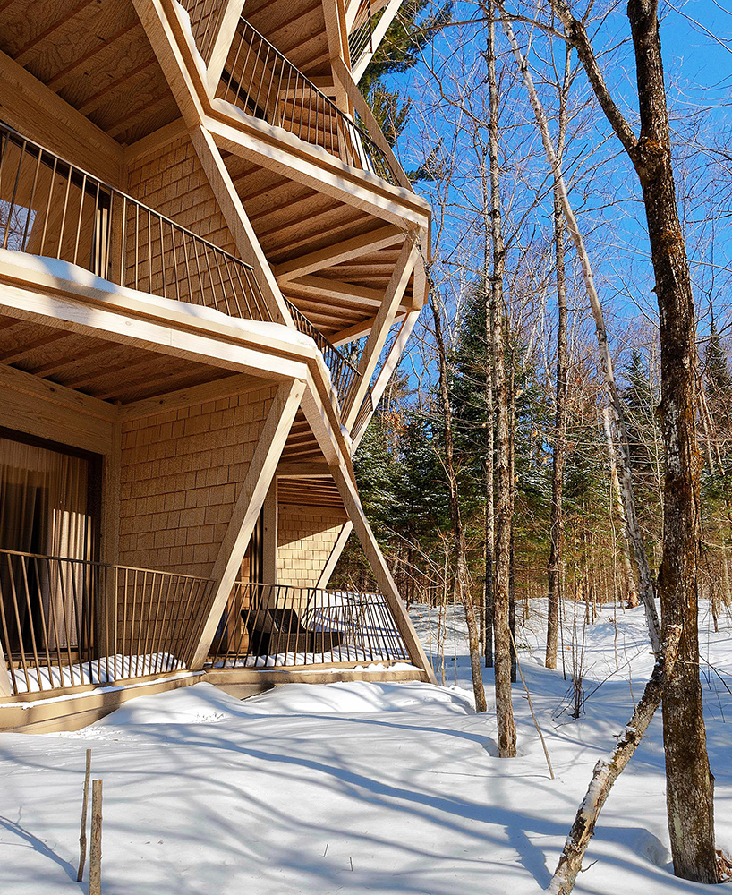 fragmented timber volumes compose forested mountain housing by arup in albania - 11