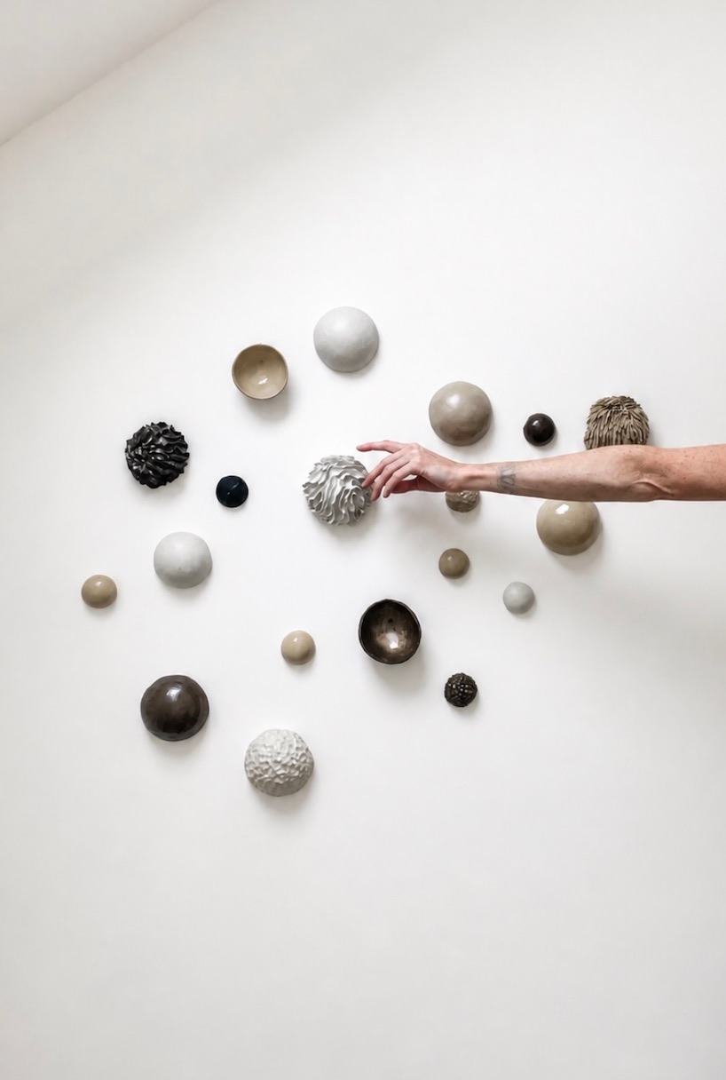 cracked textures sculpt melting landscapes for polar-inspired ceramic collection - 11
