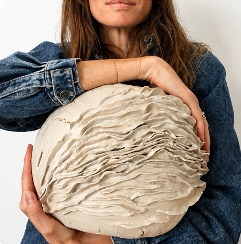 cracked textures sculpt melting landscapes for polar-inspired ceramic collection - 7