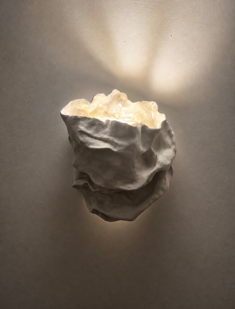 cracked textures sculpt melting landscapes for polar-inspired ceramic collection - 8