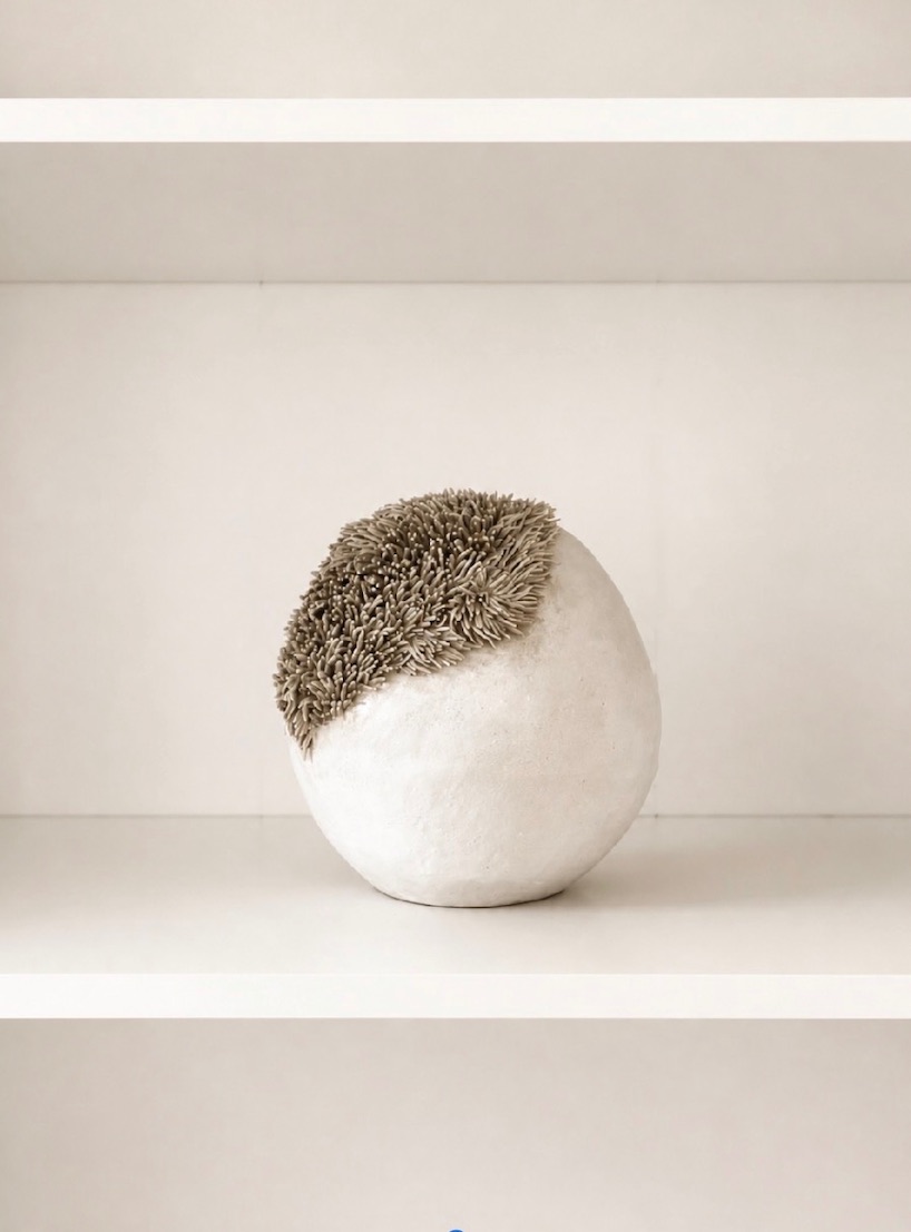 cracked textures sculpt melting landscapes for polar-inspired ceramic collection - 4