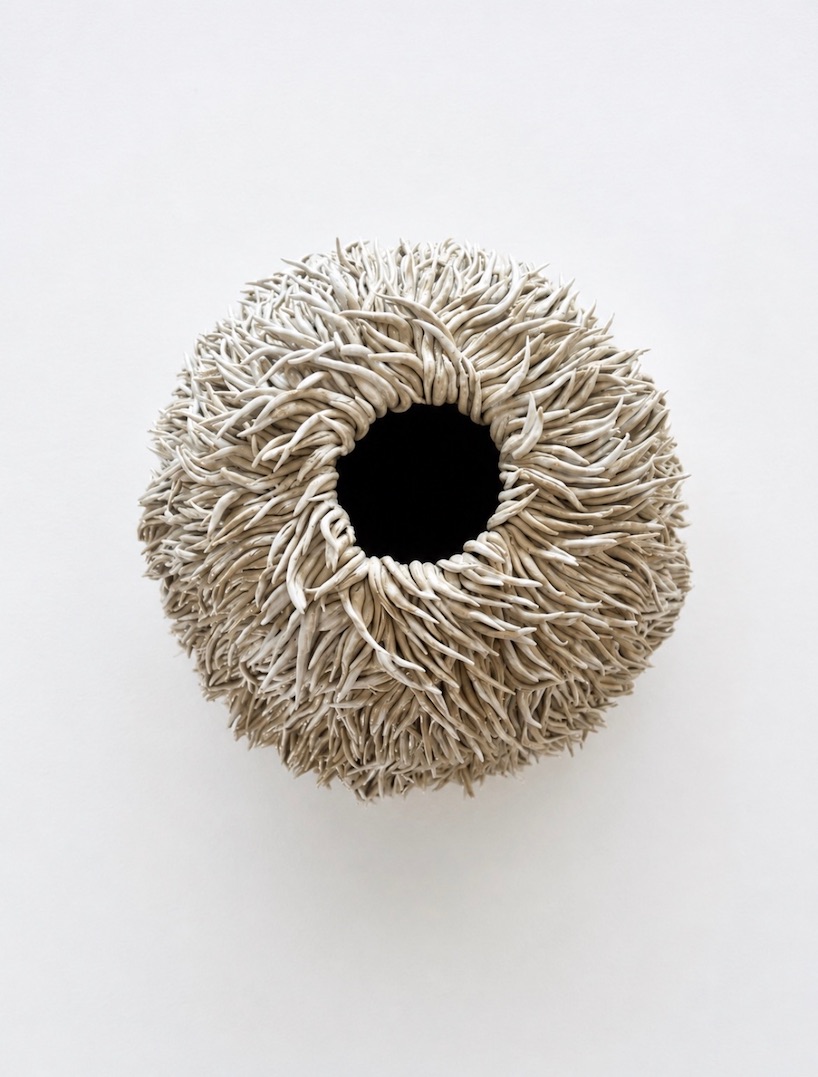 cracked textures sculpt melting landscapes for polar-inspired ceramic collection - 5