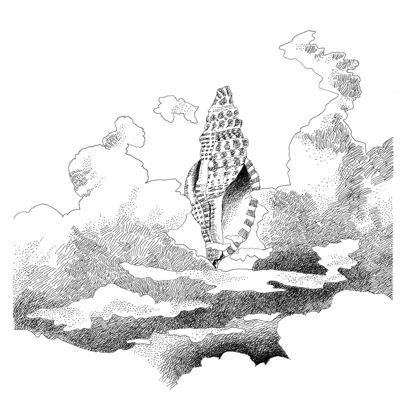 clouds evoke hope in delicate drawing and sculpture series by mario trimarchi - 8
