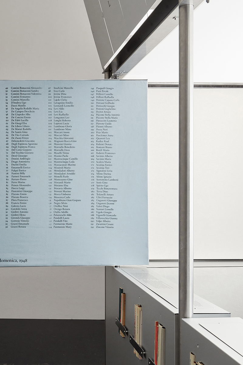 movable exhibition displays animate supervoid’s aluminum library pavilion - 11