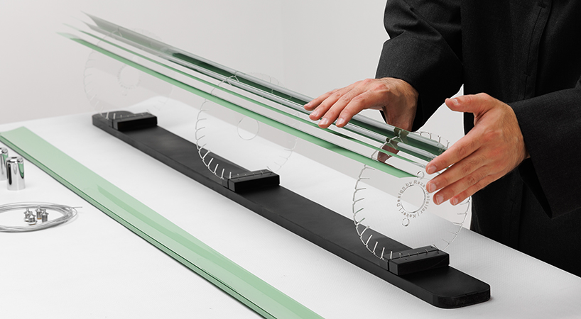 discarded aluminum blinds transform into cylindrical lighting system - 6