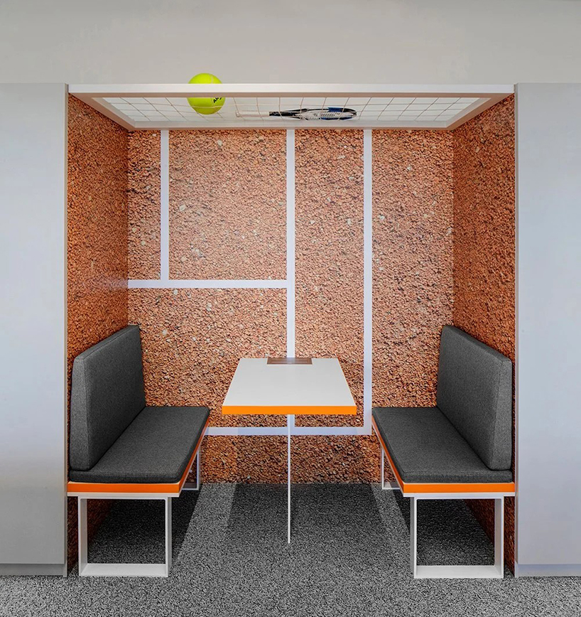 sports-themed meeting pods by studio c11 organize decathlon zagreb office interiors - 10