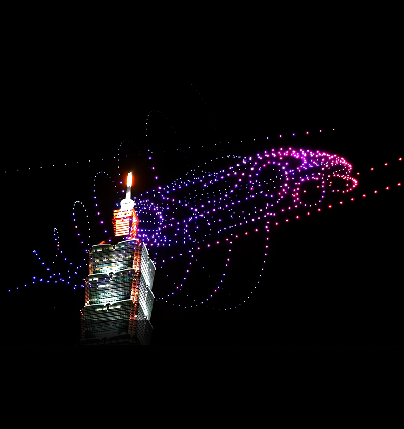 thousands of drones reimagine taipei’s skyline as an urban exhibition canvas - 4