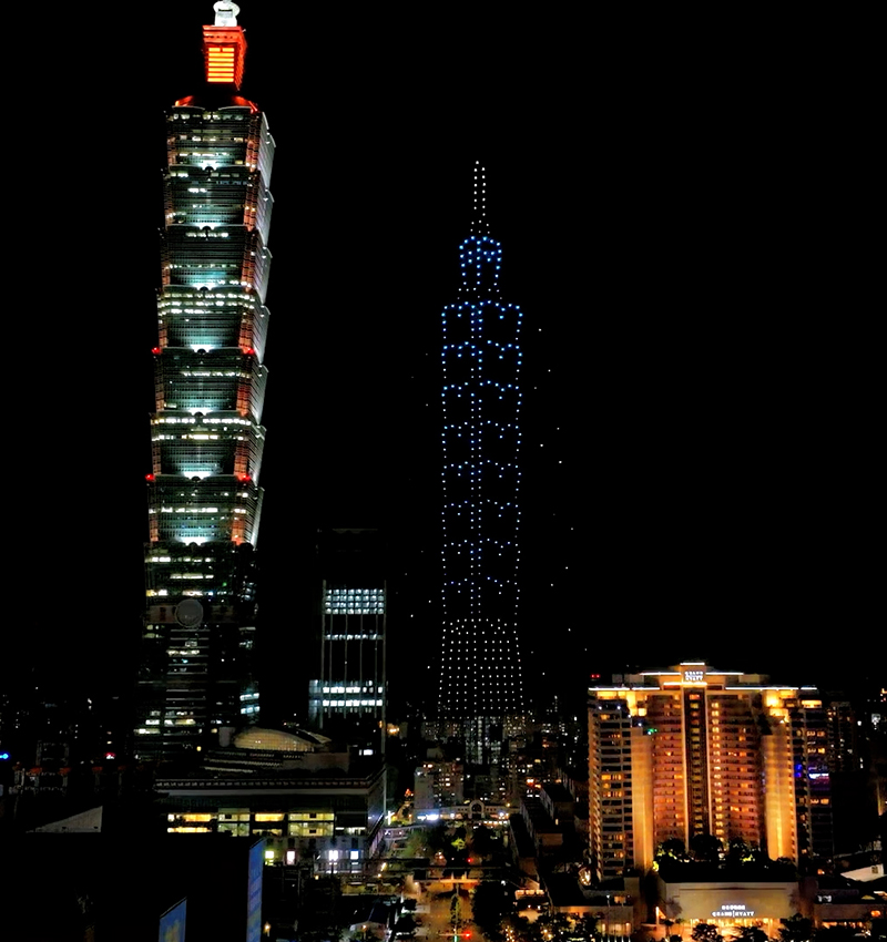 thousands of drones reimagine taipei’s skyline as an urban exhibition canvas - 5