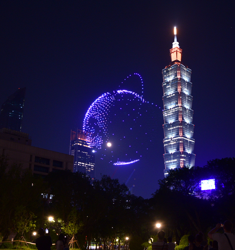 thousands of drones reimagine taipei’s skyline as an urban exhibition canvas - 6