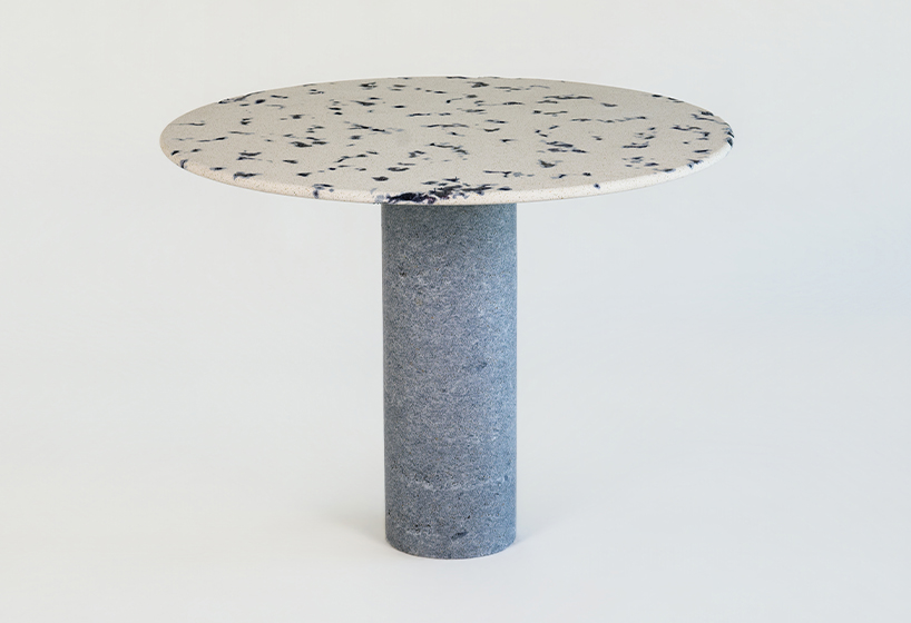 artificial stone produced from recycled textile waste composes furniture collection - 6