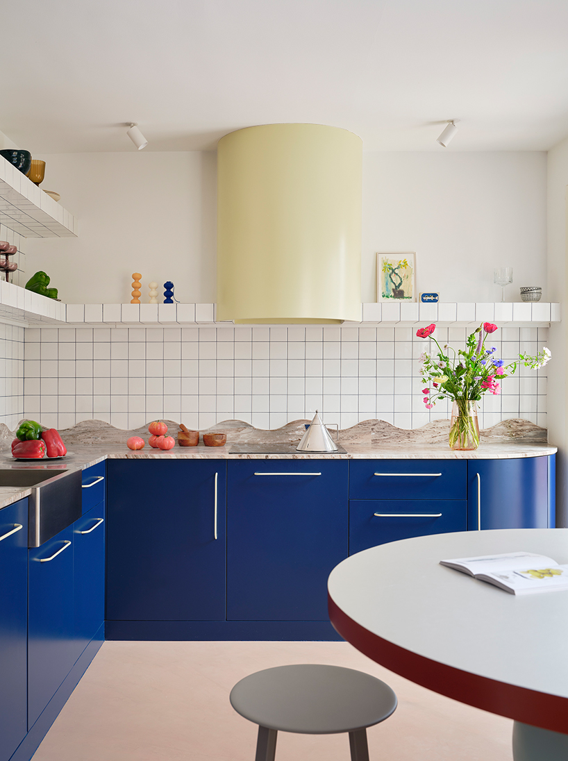 neon colors, transparent acrylic, and stone shape a layered apartment interior in madrid - 9
