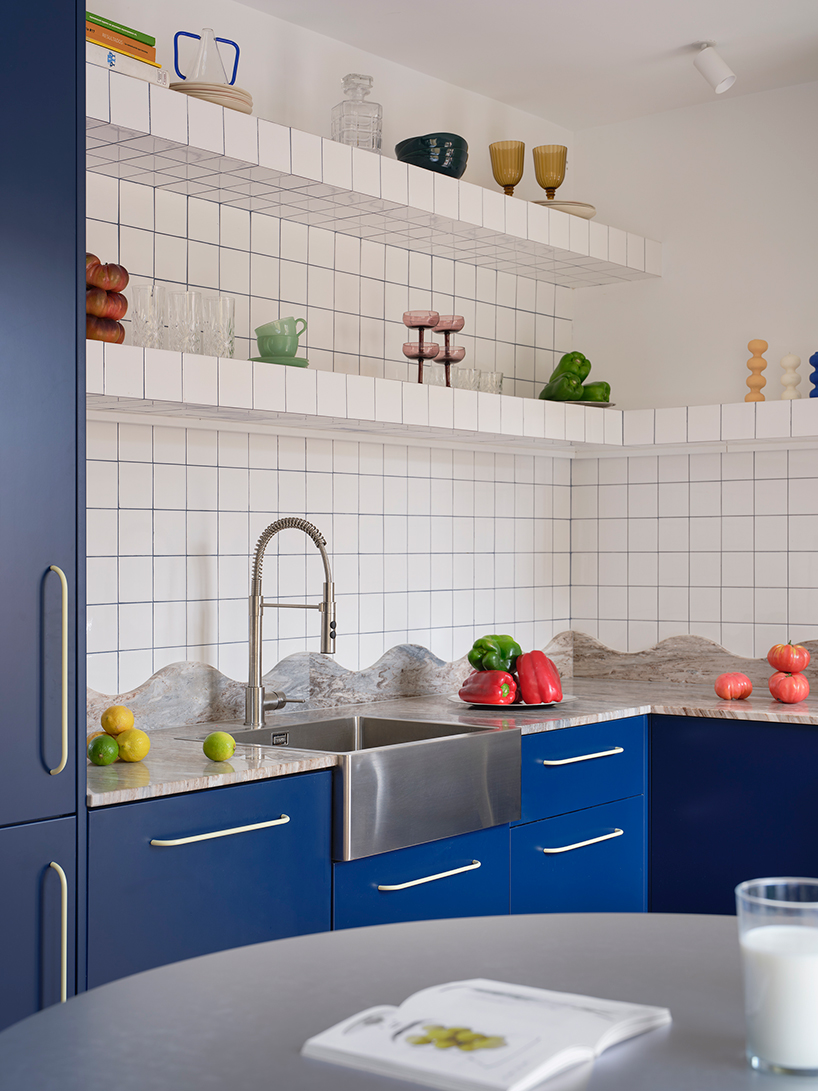 neon colors, transparent acrylic, and stone shape a layered apartment interior in madrid - 10