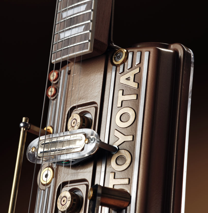 old car engines find a second life as handmade electric guitars - 8