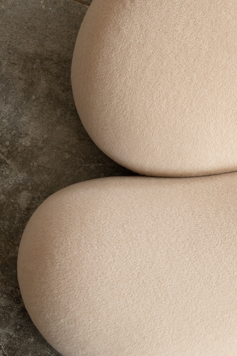soft monolithic forms shape a modular furniture collection in nubuck, alpaca, and oak - 4