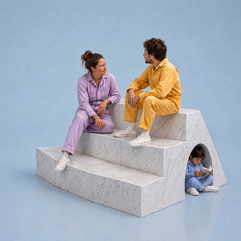 studio lievito unveils marmifere monolithic micro architectural pieces for spaces of modern life 11