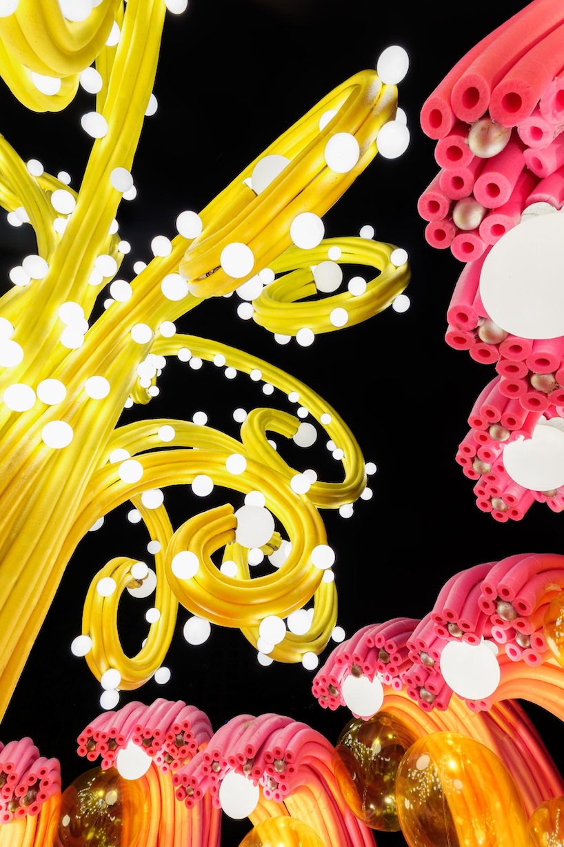step inside pollinator machine, a giant tulip magnolia installation in shanghai - 7