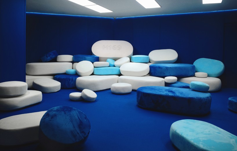 tablet-shaped pillows turn 48 hours of sleeplessness into tactile
