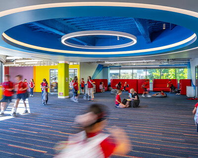 OFFICEUNTITLED turns vacant santa monica office floor into school after the palisades fire