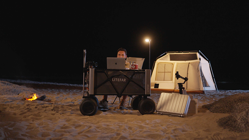 litefar b1 electric beach wagon reimagines the journey from car to shoreline 10