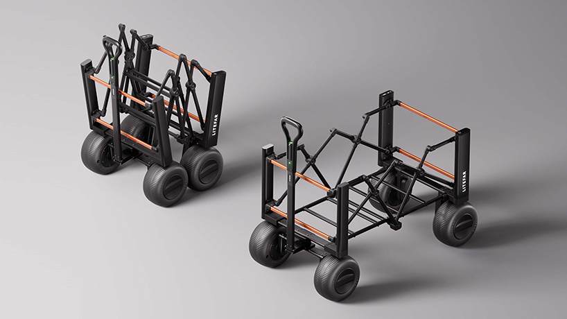 litefar b1 electric beach wagon reimagines the journey from car to shoreline 2