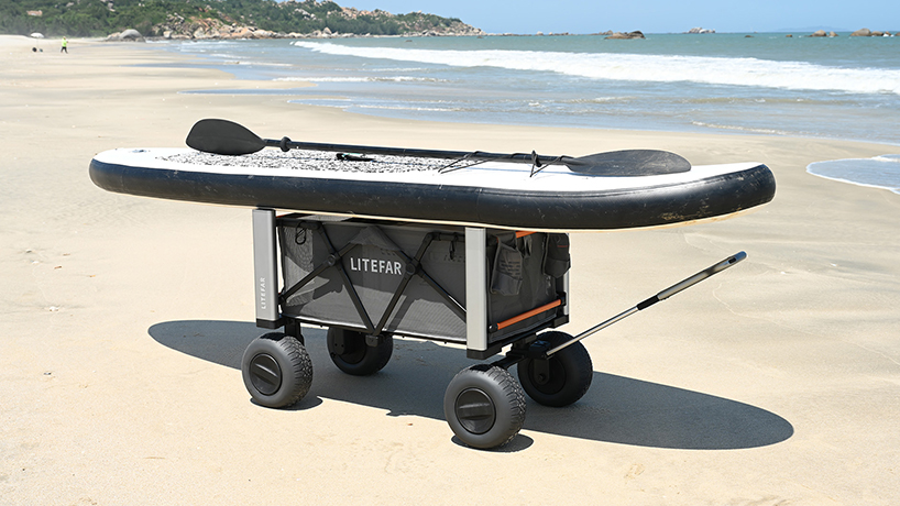 litefar b1 electric beach wagon reimagines the journey from car to shoreline 5
