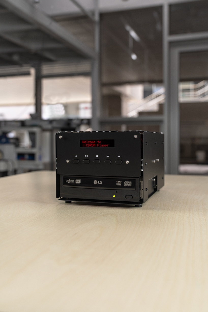 used CD-ROM drives find new life inside modular aluminum audio player - 8