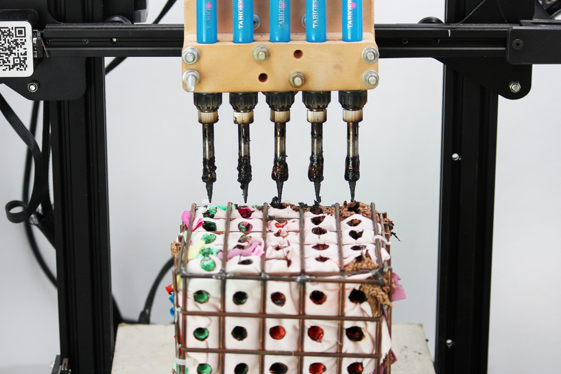 discarded synthetic textiles become porous structural material through heat fusion - 4