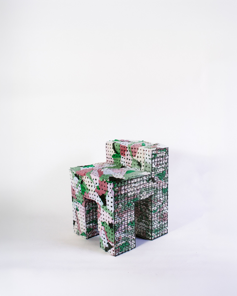 discarded synthetic textiles become porous structural material through heat fusion - 6